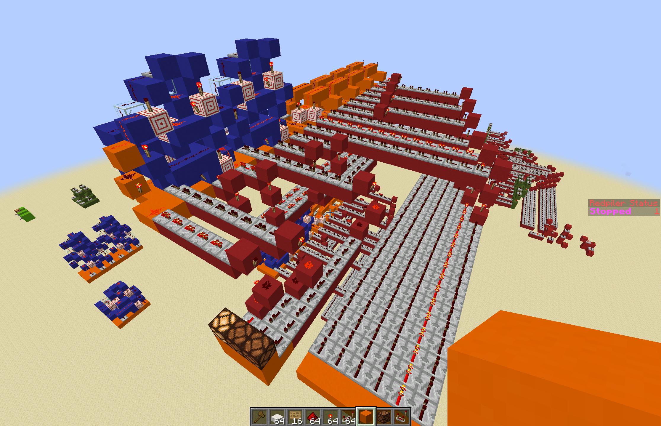 A Complicated Minecraft Redstone Circuit